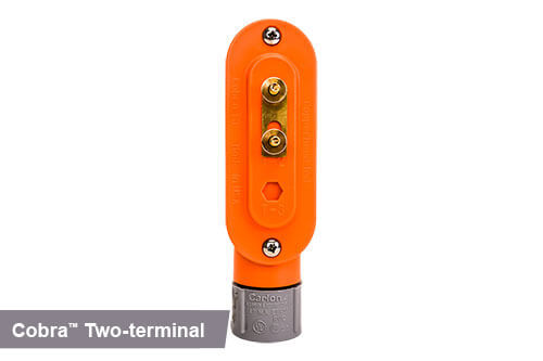 Orange two-terminal cobra access point