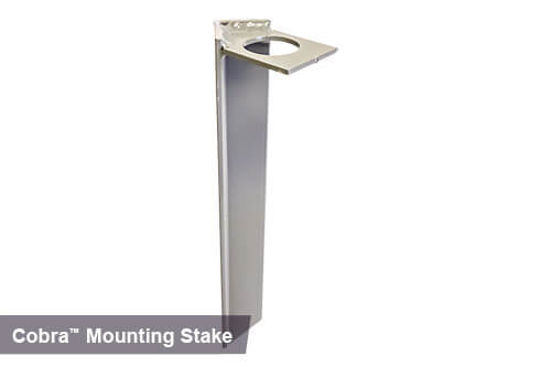 Silver Cobra mounting stake