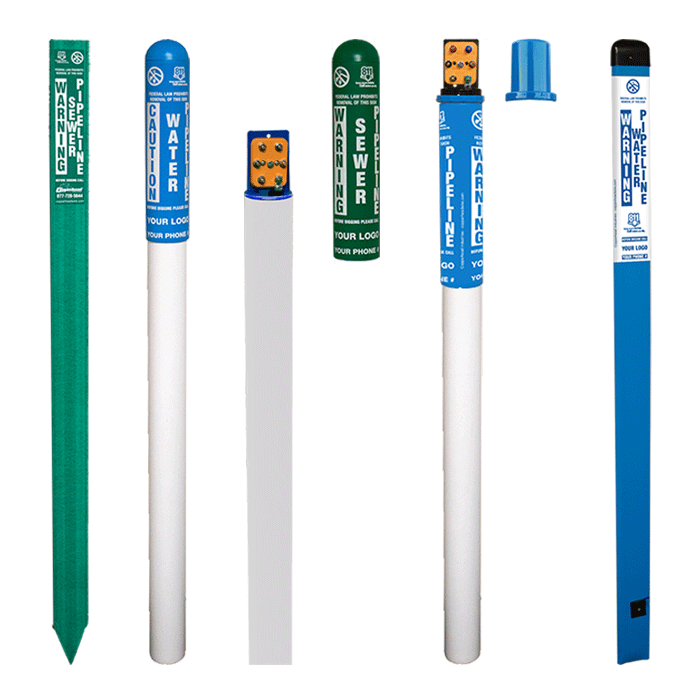 Mamba markers in blue and green