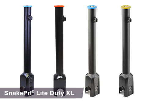 SnakePit Lite Duty XL Access Point in blue, orange, and yellow