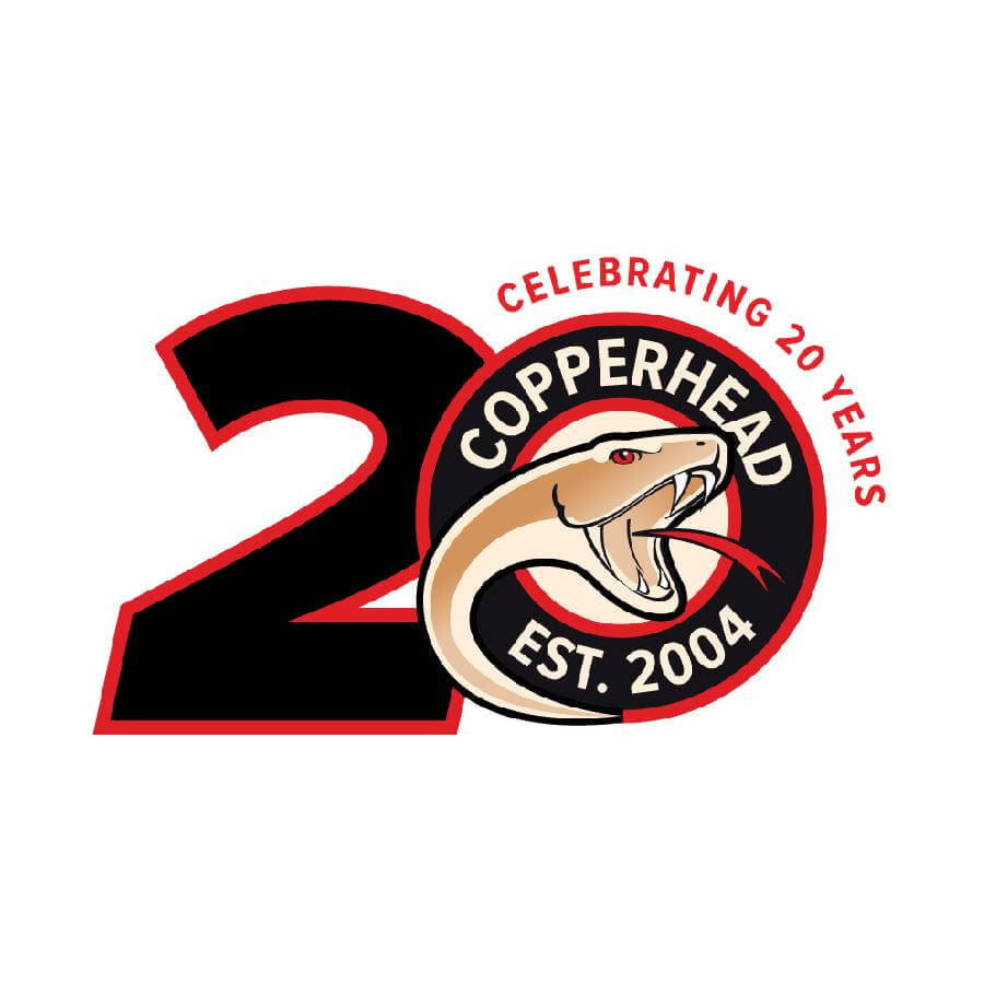 20th anniversary of Copperhead badge